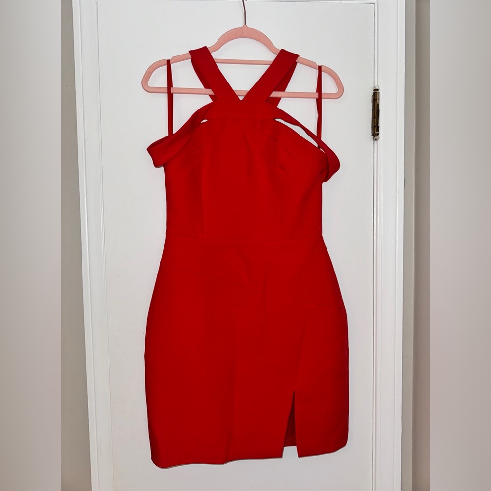 BCBGMaxAzria Jewel Red Dress